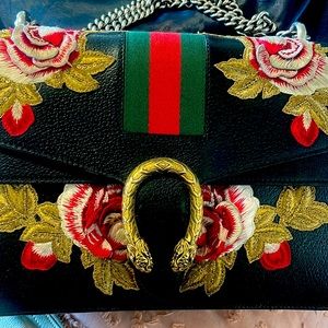 Gucci floral purse authentic